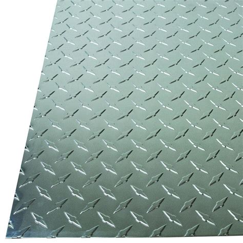 diamond sheet metal home depot|4'x8' diamond plate sheet.